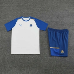 Olympique Marseille 24/25 Team Shirt and Shorts Set White