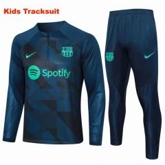 Kids Barcelona 23/24 Half-Zip Training Sweatshirt and Pants Set E724 - PM