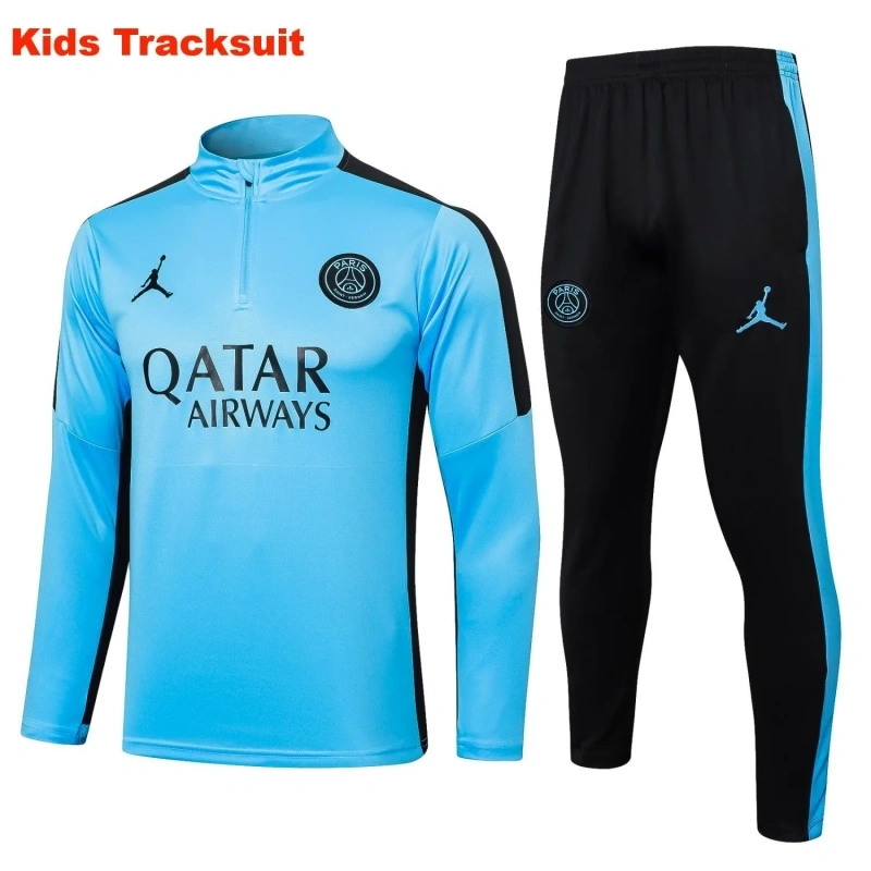 Kids PSG 23/24 Half-Zip Training Sweatshirt and Pants Set E788