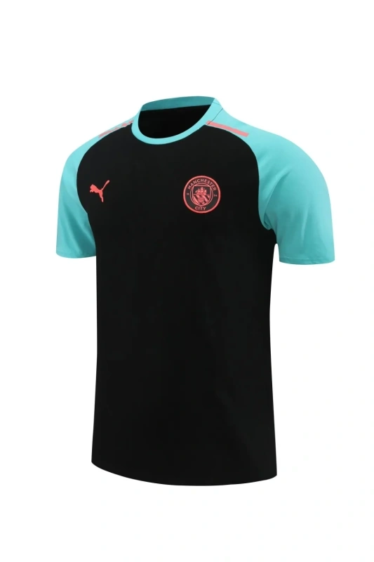 Manchester City 24/25 Team Shirt and Shorts Set Black