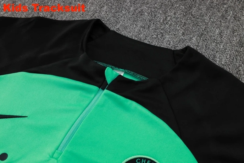 Kids Chelsea 23/24 Half-Zip Training Sweatshirt and Pants Set E777