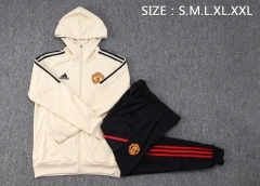 Manchester United 23/24 Full-Zip Hoodie and Pants Set F445