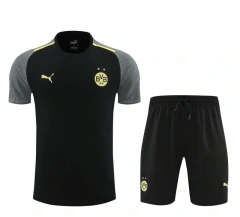 Borussia Dortmund 24/25 Team Shirt and Shorts Set Black