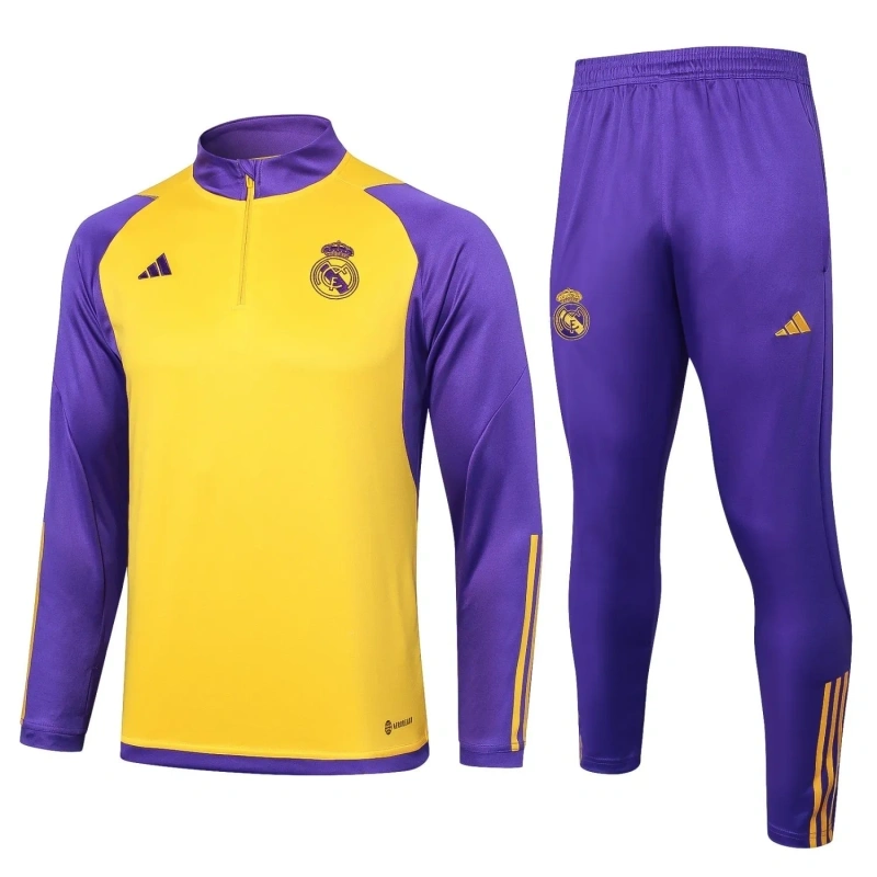 Real Madrid 23/24 Half-Zip Training Top and Pants Set B786