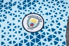 Manchester City 23/24 Sleeveless Jersey and Shorts Set D923
