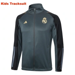 Kids Real Madrid 23/24 Half-Zip Training Sweatshirt and Pants Set E786