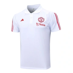 Manchester United 23/24 Polo and Pants Set White C1051