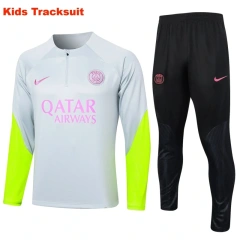 Kids PSG 23/24 Half-Zip Training Sweatshirt and Pants Set E779