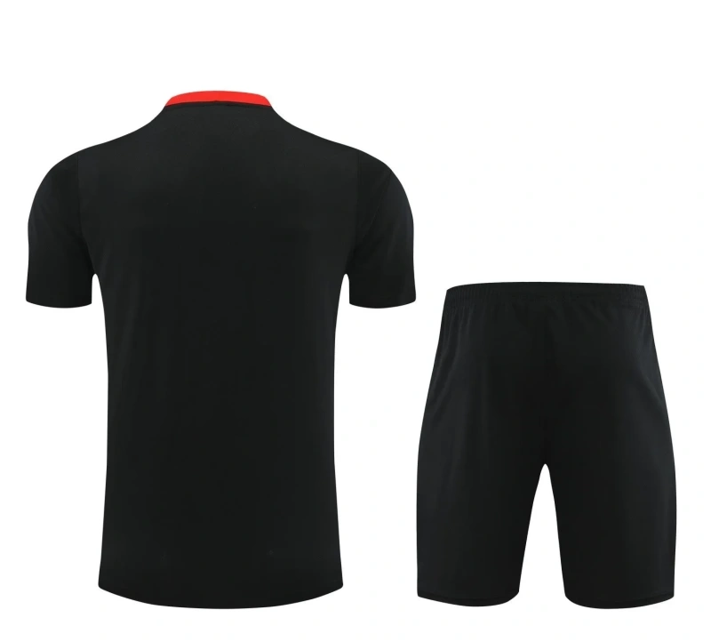 Liverpool 24/25 Training Shirt and Shorts Set Black