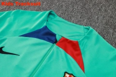 Kids Barcelona 23/24 Half-Zip Training Sweatshirt and Pants Set E771