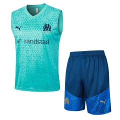 Olympique Marseille 23/24 Sleeveless Jersey and Shorts Set D927