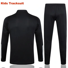 Kids Real Madrid 23/24 Half-Zip Training Sweatshirt and Pants Set Black E739