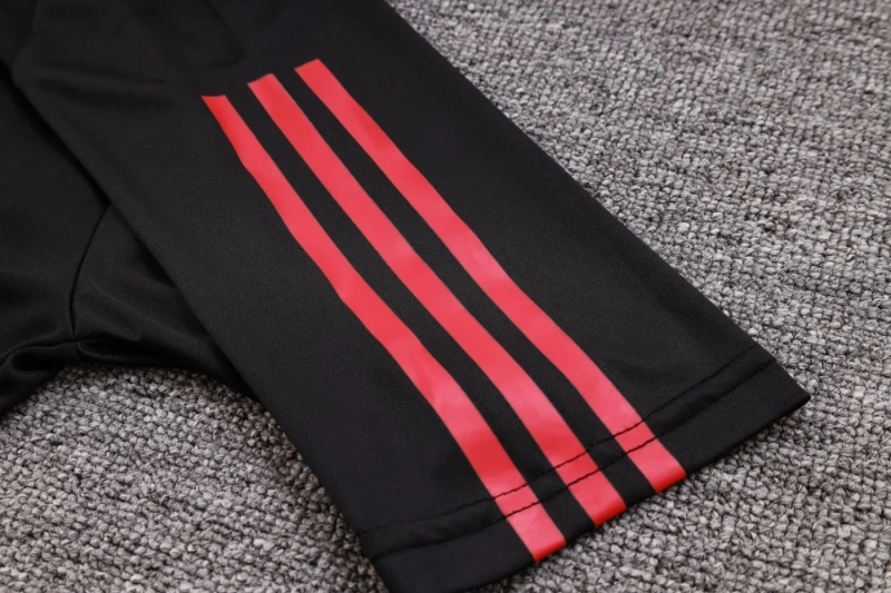 Manchester United 23/24 Polo and Pants Set Black C1048