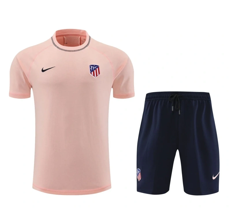 Atletico Madrid 24/25 Team Shirt and Shorts Set Pink