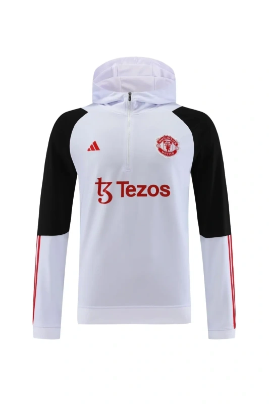 Manchester United 23/24 Half-Zip Hoodie and Pants Set