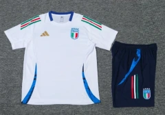 Italy 24/25 Training Shirt and Shorts Set White