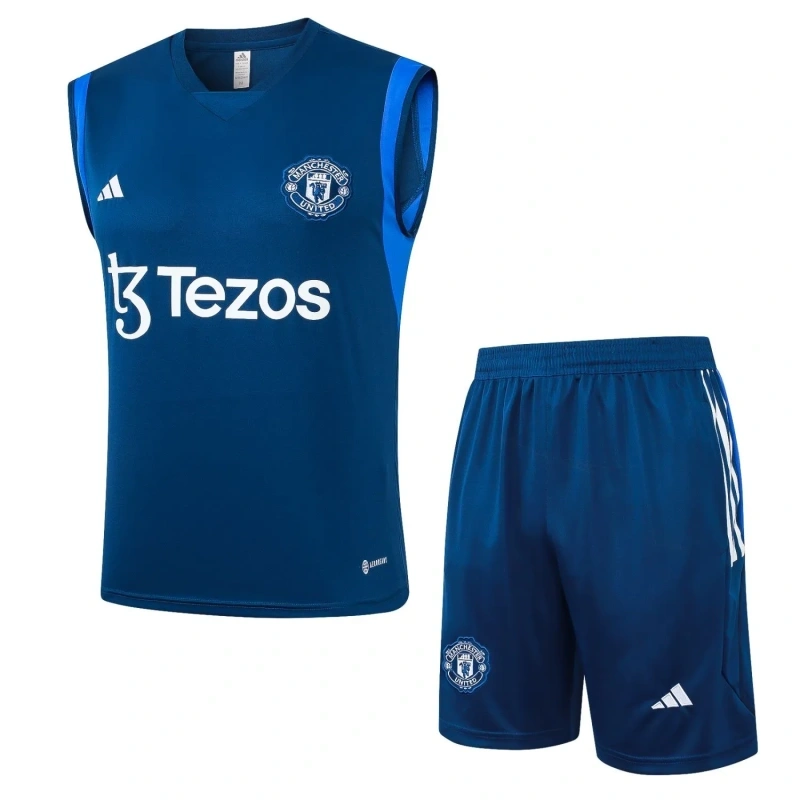 Manchester United 23/24 Sleeveless Jersey and Shorts Set D946