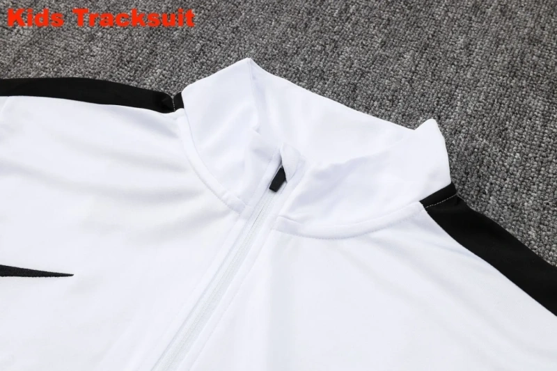 Kids PSG 23/24 Half-Zip Training Sweatshirt and Pants Set White E789