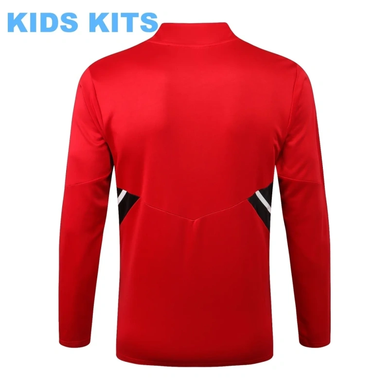 Kids Manchester United 22/23 Half-Zip Training Sweatshirt and Pants Set E630