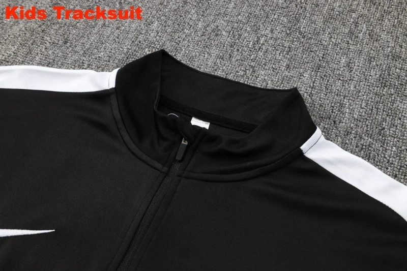Kids PSG 23/24 Half-Zip Training Sweatshirt and Pants Set Black E778