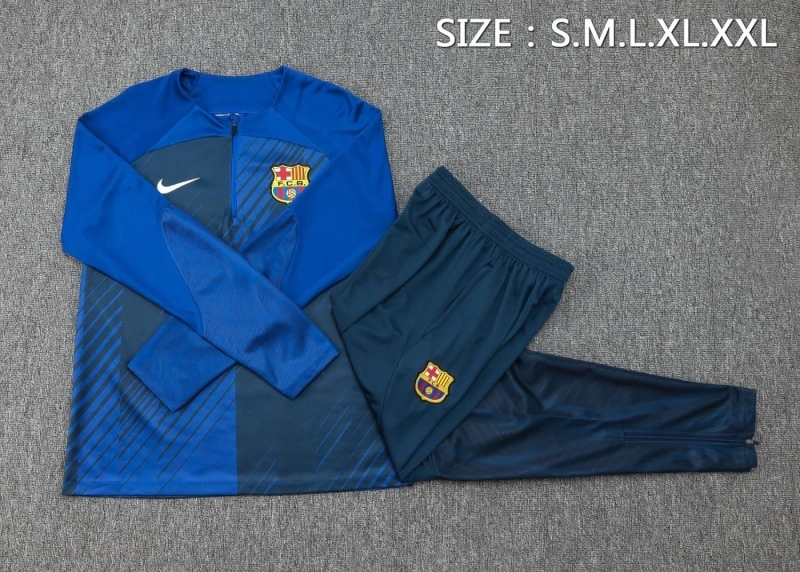 Barcelona 23/24 Half-Zip Training Top and Pants Set B760 - PM