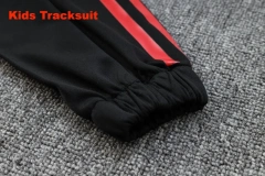 Kids Manchester United 23/24 Training Jacket and Pants Set Black E717