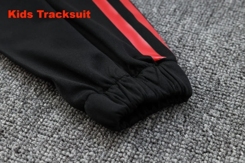 Kids Manchester United 23/24 Training Jacket and Pants Set Black E717
