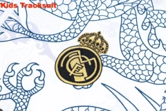 Kids Real Madrid 23/24 Half-Zip Training Sweatshirt and Pants Set White E768