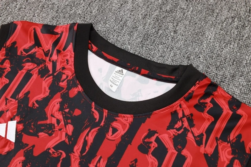 Manchester United 23/24 Sleeveless Jersey and Shorts Set Red D986 - PM