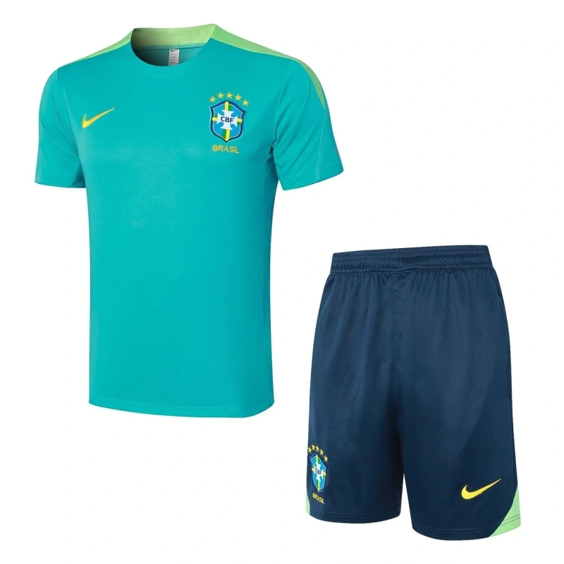 Brazil 2024 Training Shirt and Shorts Set D991