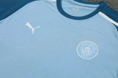 Manchester City 24/25 Team Shirt and Shorts Set Blue