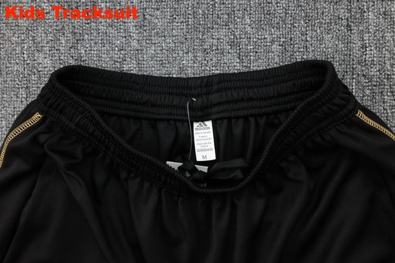 Kids Argentina 23/24 Half-Zip Training Top and Pants Set Black E741