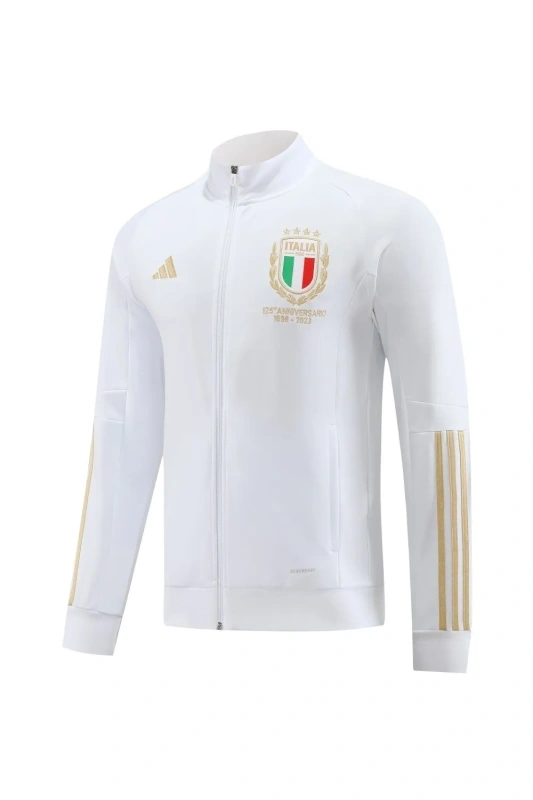 Italy 2023 Full-Zip Team Track Jacket White
