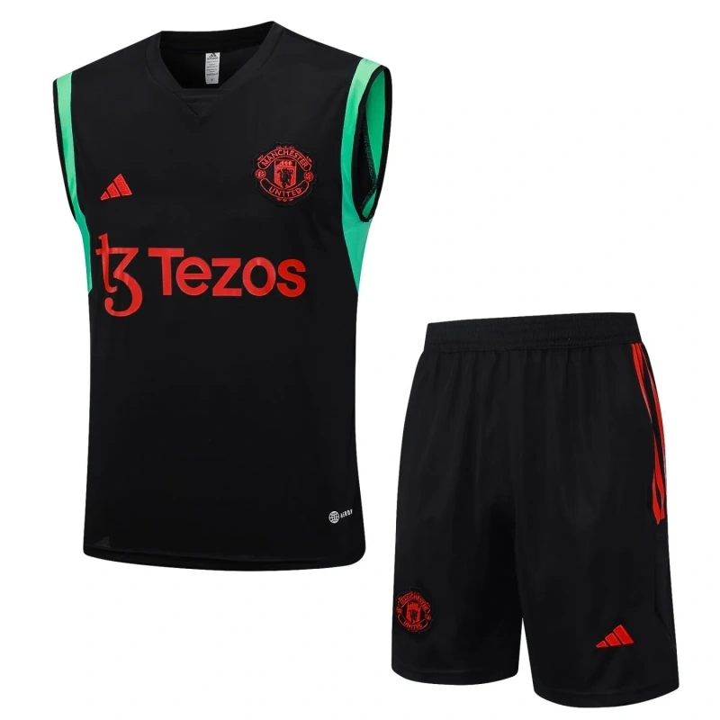Manchester United 23/24 Sleeveless Jersey and Shorts Set D903