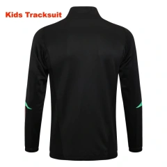 Kids Manchester United 23/24 Training Jacket and Pants Set Black E717