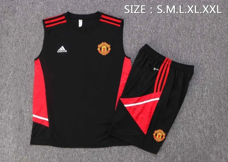 Manchester United 22/23 Sleeveless Jersey and Shorts Set D711