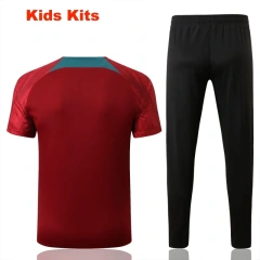 Kids Portugal 22/23 Training Shirt and Pants Set E672