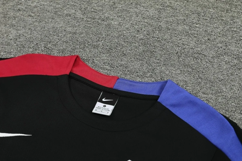 Barcelona 24/25 Training Shirt and Shorts Set Black