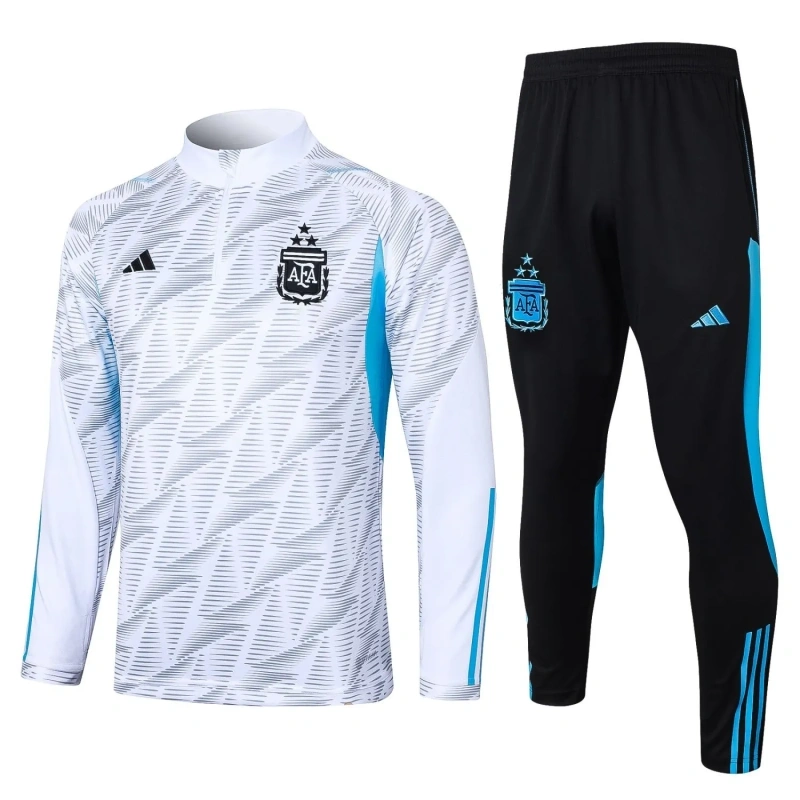 Argentina 23/24 Half-Zip Training Top and Pants Set -3 Stars (B763 - PM)