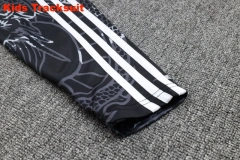 Kids Real Madrid 23/24 Half-Zip Training Sweatshirt and Pants Set Black E734 - PM