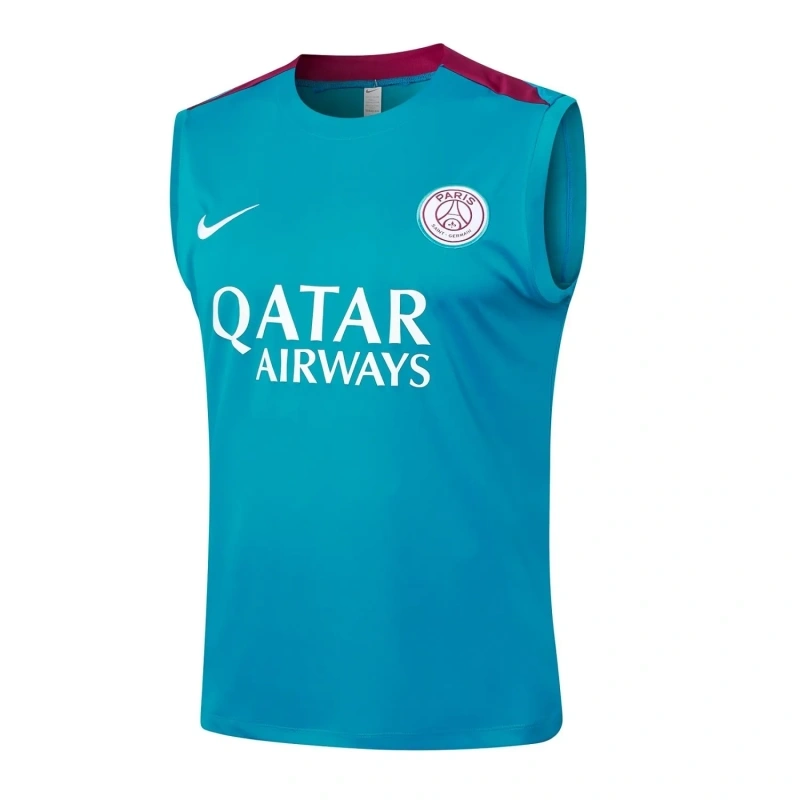 PSG 24/25 Sleeveless Jersey and Shorts Set D1027