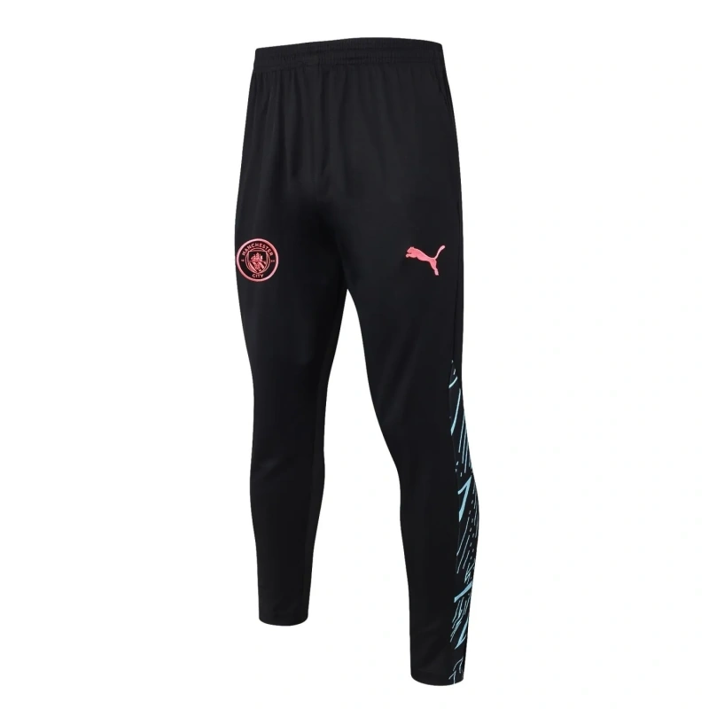Manchester City 23/24 Half-Zip Training Top and Pants Set Black B759 - PM