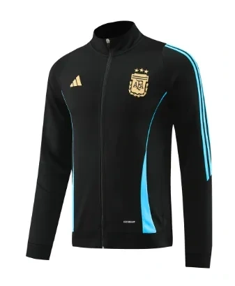 Argentina 2024 Full-Zip Team Track Jacket Black