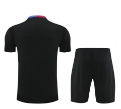 Barcelona 24/25 Training Shirt and Shorts Set Black