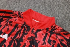 Manchester United 23/24 Half-Zip Training Top and Pants Set Red B741 - PM