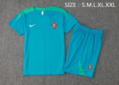 Portugal 2024 Training Shirt and Shorts Set D995