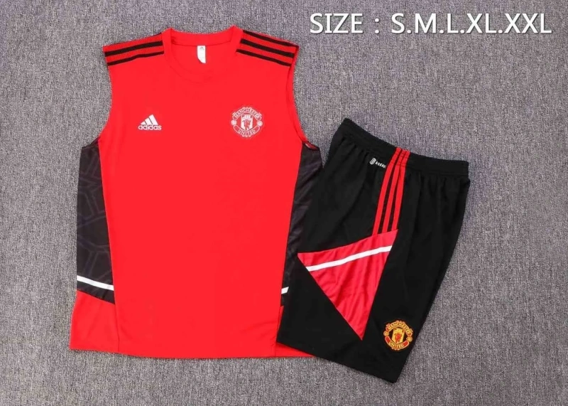 Manchester United 22/23 Sleeveless Jersey and Shorts Set D707