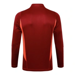 Manchester United 23/24 Half-Zip Training Top and Pants Set White B754
