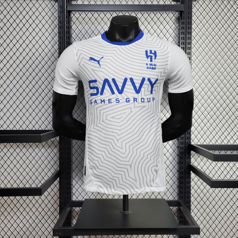 Al Hilal Away 24/25 player Football team shirt Jersey