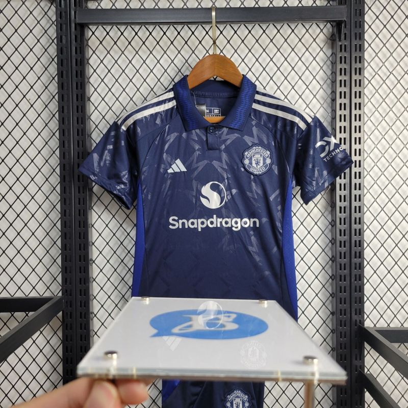 Manchester United away KIDS 24/25 Football Team Shirt Jersey